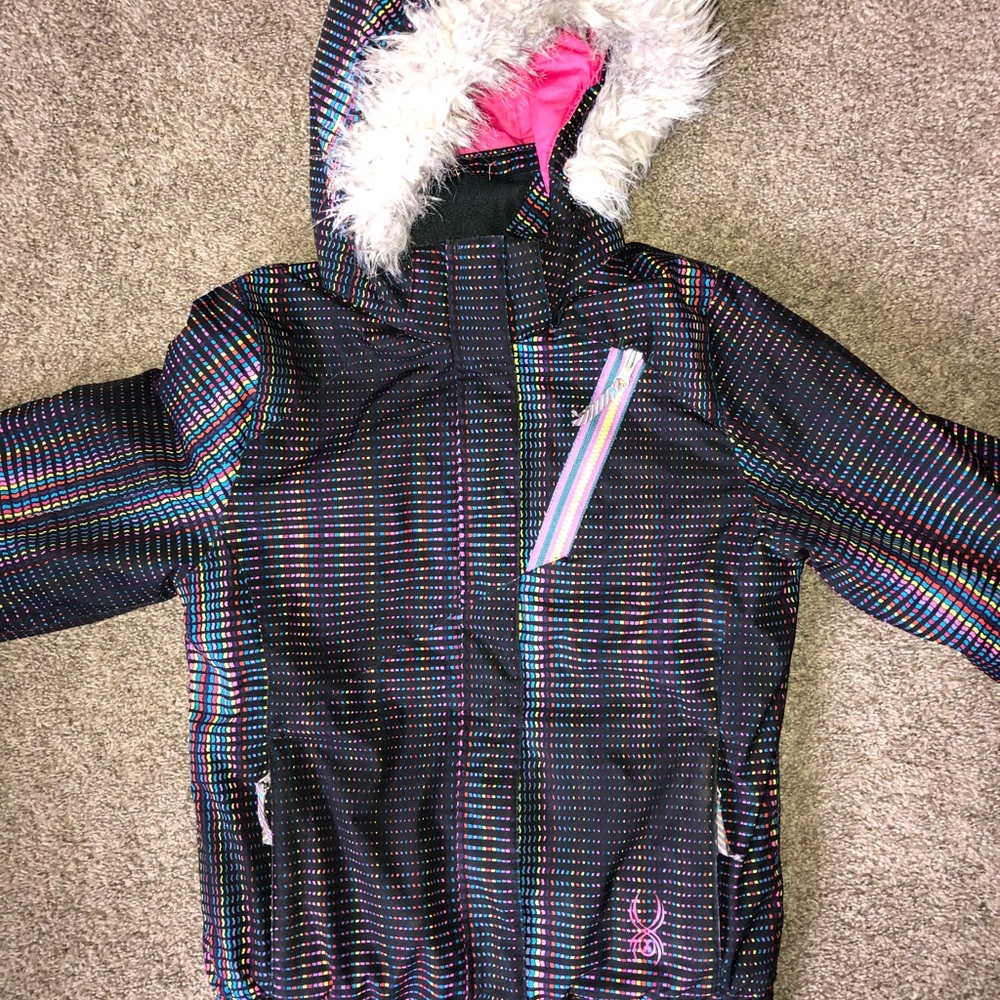 Girls Spyder Lola Ski Jacket size 12